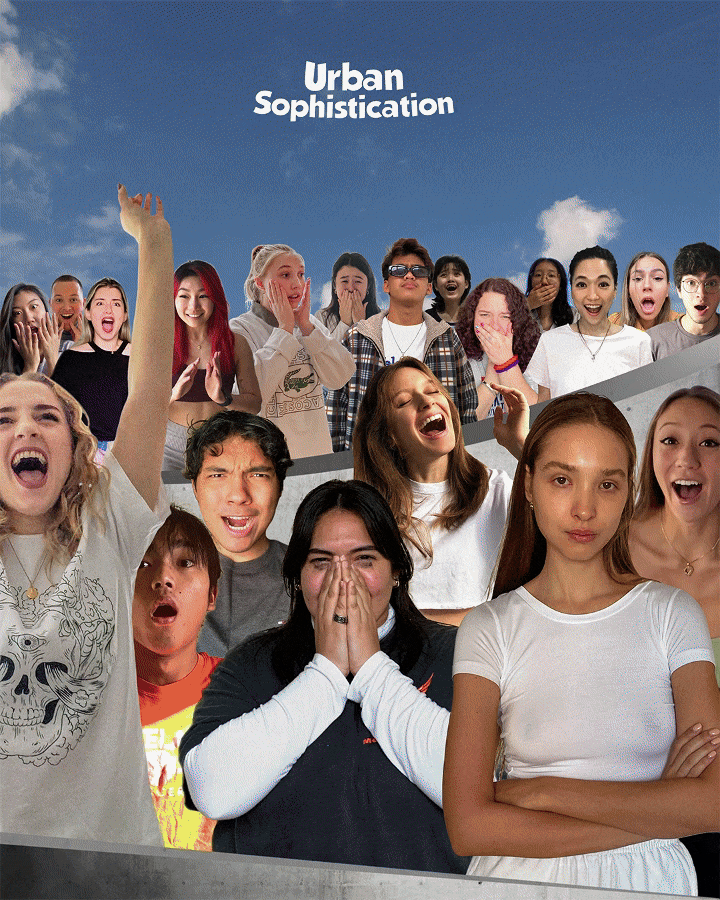 GIF of early compositions showing crowded attempts